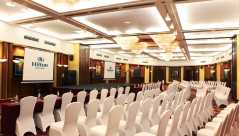 Khách sạn Hilton là địa điểm họp báo giải VĐ CLB Golf Hà Nội 2018 - Cúp GFS